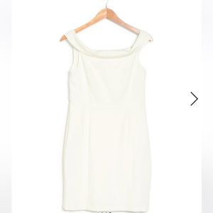 Sam Edelman Off-the-Shoulder Mini Dress in White - NWT